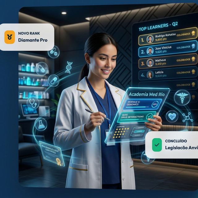 Portal Academia Med Rio - Plataforma de Educação e Gamificação