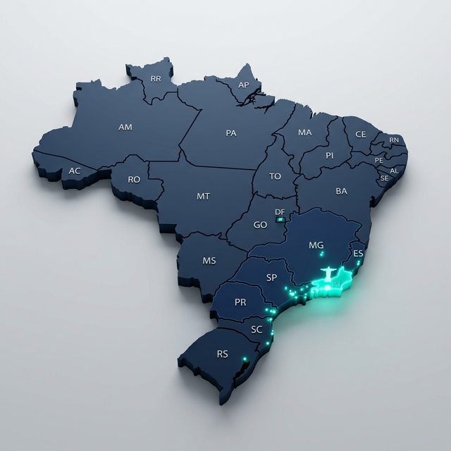 Mapa de Cobertura Med Rio